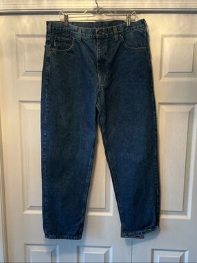 Carhartt Relaxed Fit Dark Blue Men's Jeans